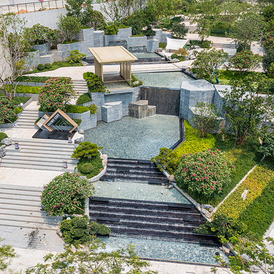 松岗车辆段上盖物业北区项目展示区园林景观工程